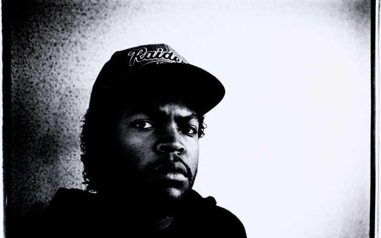 Ice Cube, portrait, Nighttown, Rotterdam, Netherlands, 4th September 1991.