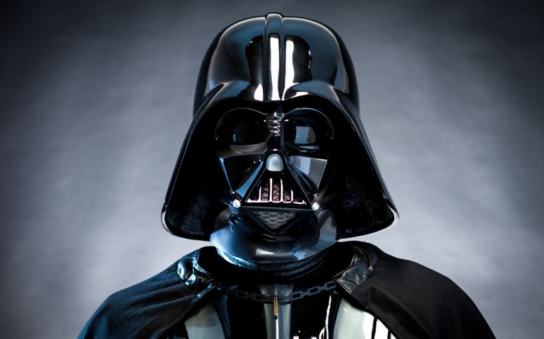 Helmet of Darth Vader costume replica
