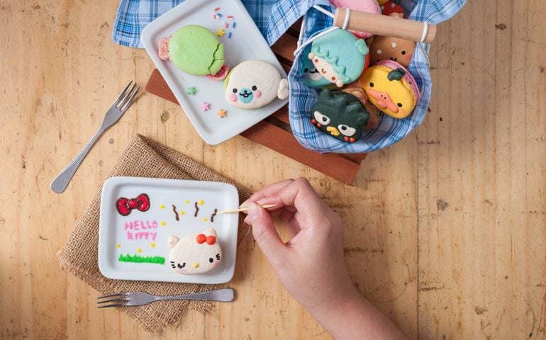 Sanrio and San-X cartoon macaron
