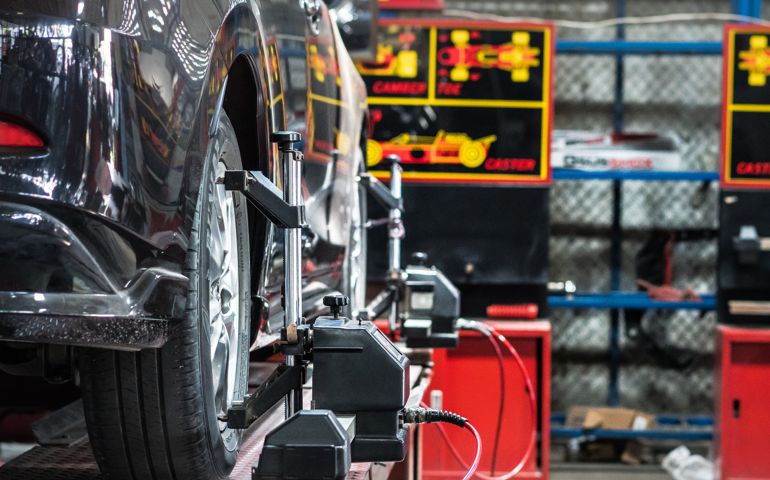 Car Steering Wheel Balancer Calibration
