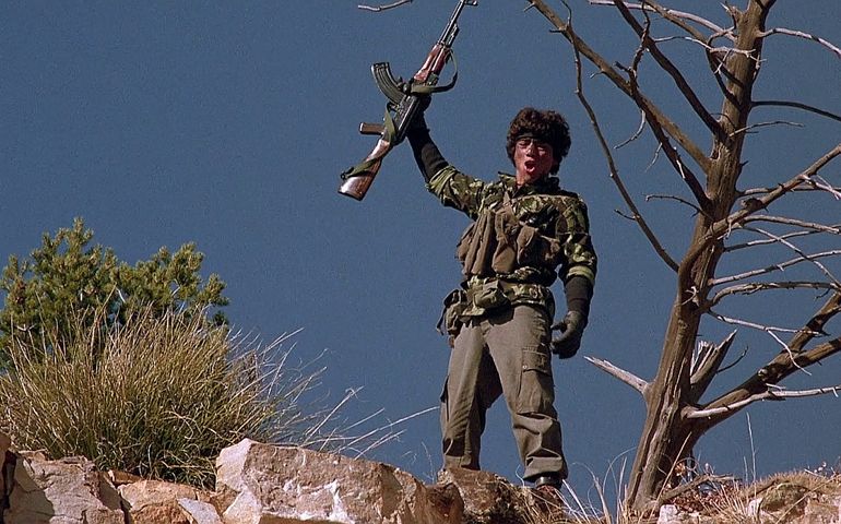Red dawn scene still