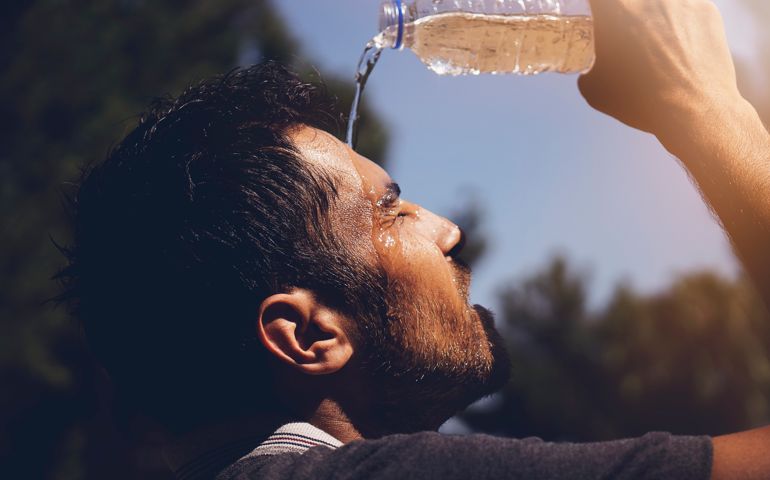 Heat - Temperature, Sweat, Summer, Men, Exhaustion
