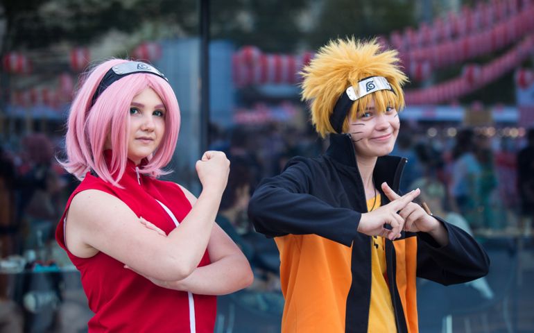 Cosplayer as characters in Japan cosplay festival