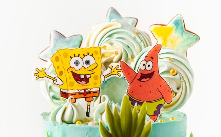 Birthday cake for a fan of SpongeBob SquarePants