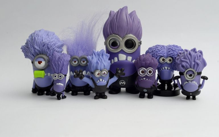 Evil minions action figures