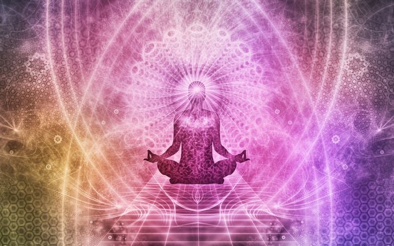 Abstract Meditation Spiritualism Concept is a great background for spiritual purposes.