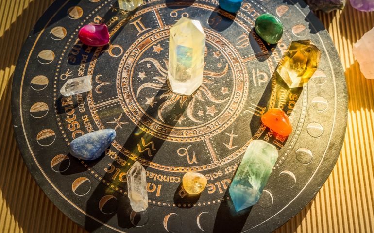 Gemstones minerals obelisks row over astrologic chart