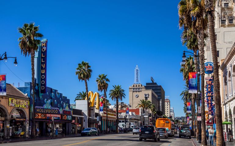 Hollywood Boulevard - Hollywood in Los Angeles - USA