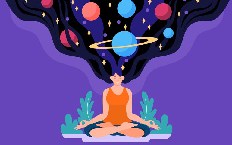 Doing yoga or meditating makes our minds creative