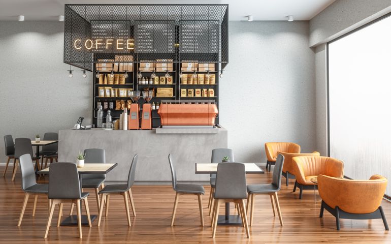 Empty Coffee shop