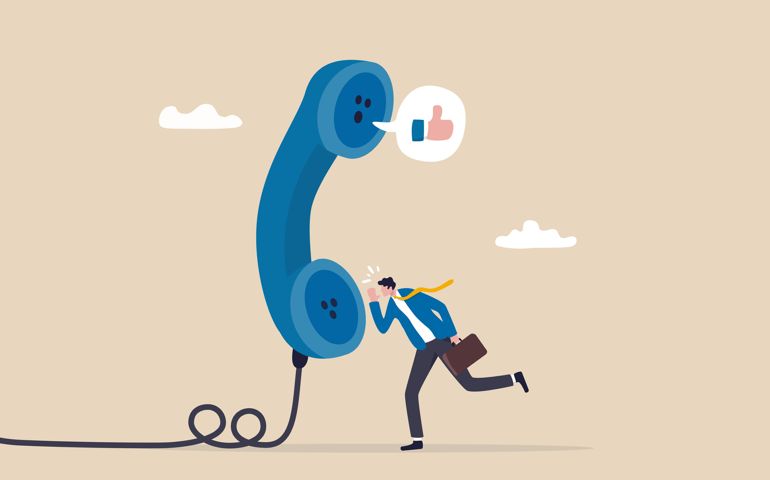 Telephone call expert to generate lead or sales, success telemarketing tell