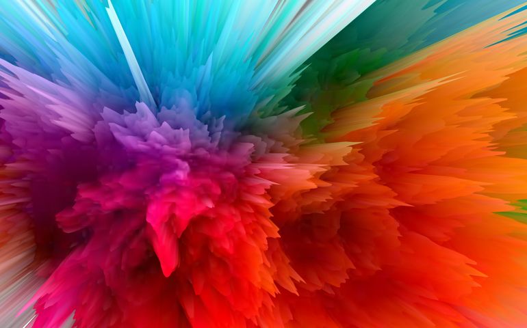 Full frame shot of colorful abstract pattern