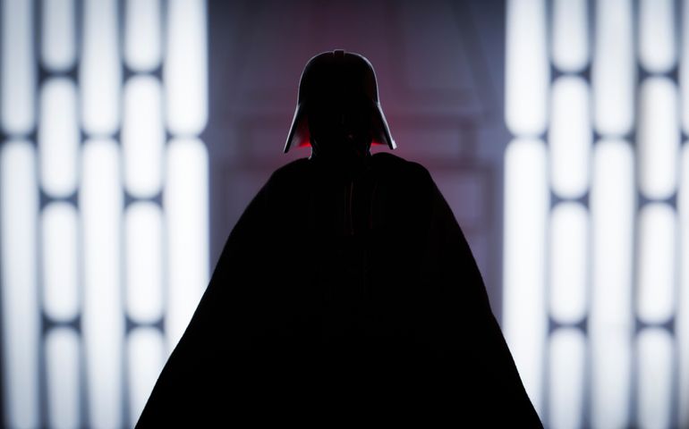 outline of Dark Vader