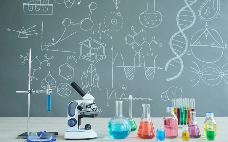 Interior of Chemistry Classroom