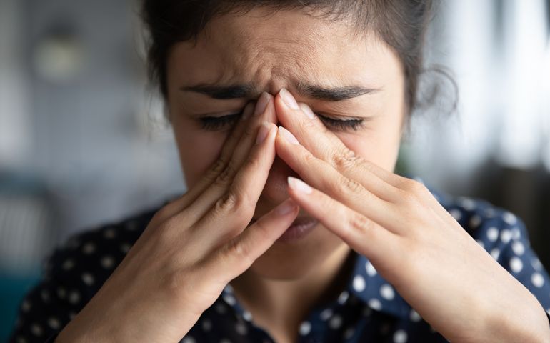crying woman