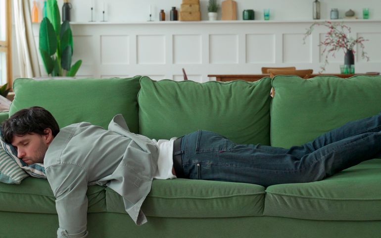 lazy man