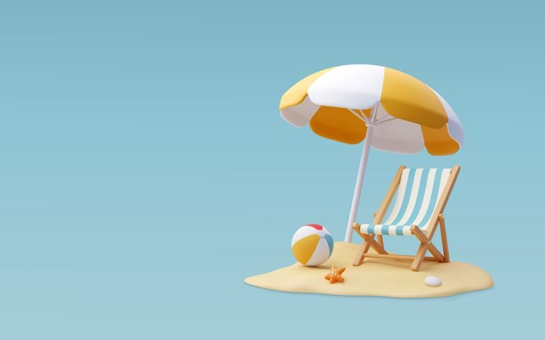 3d Vector Beach Chair