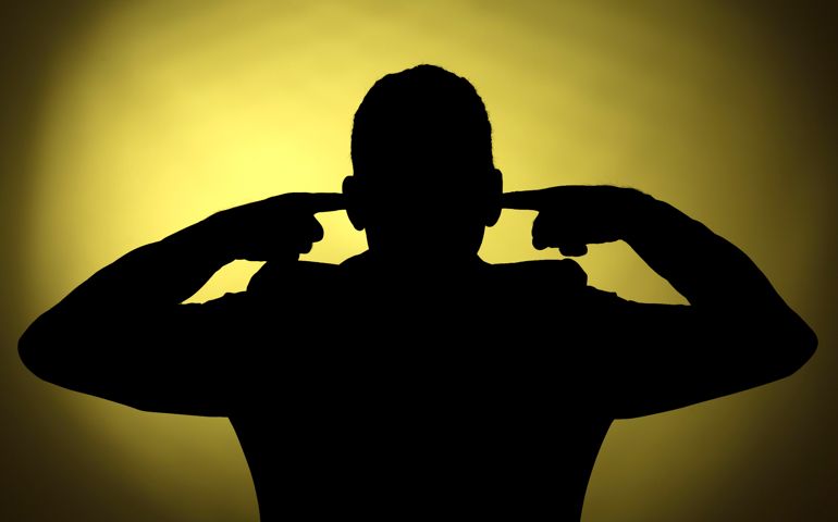 silhouette of person