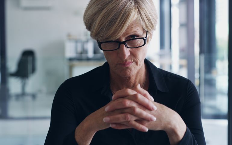 serious women