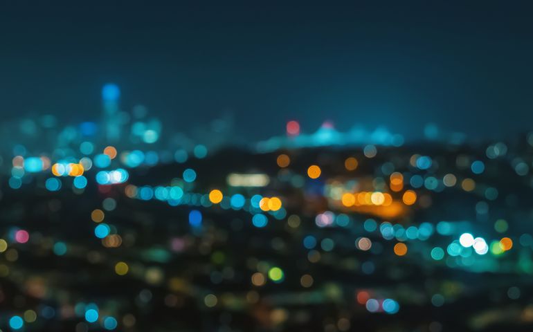 Blurred abstract bokeh background