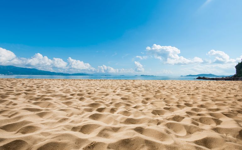 Beach by the sea
