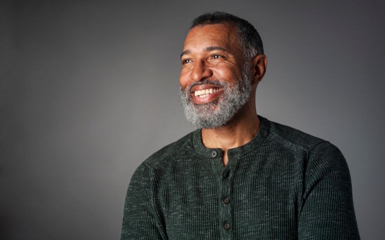 Studio Portrait of Middle Aged African American Male