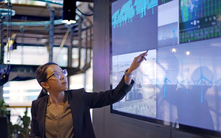 Energy lecture screen
