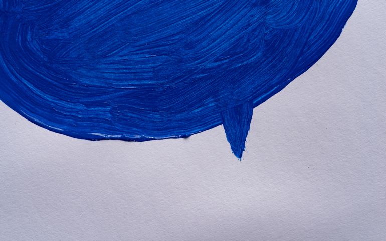 blue speech bubble