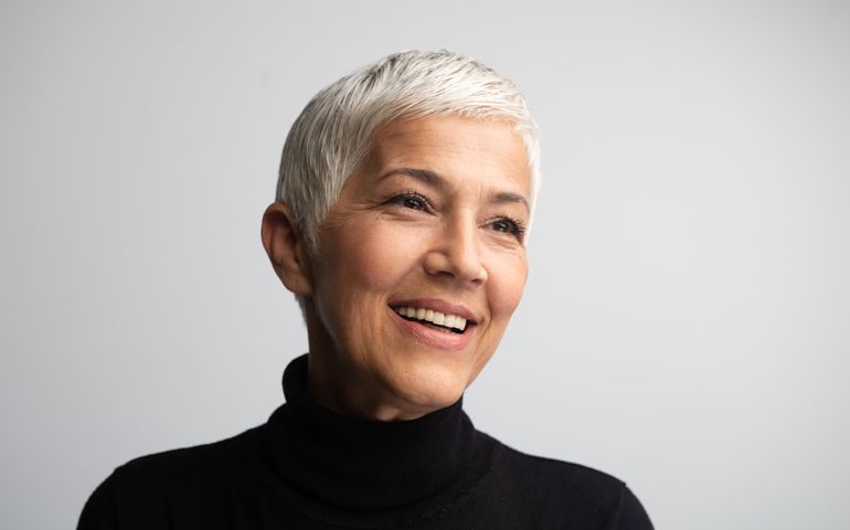 gray hair