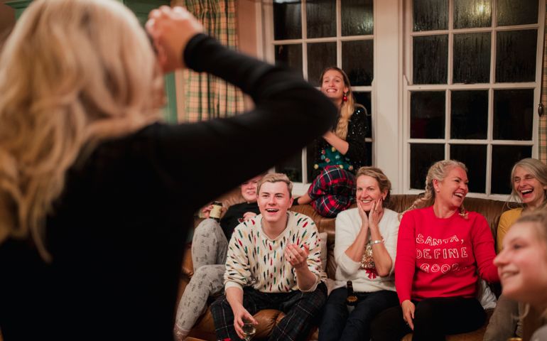 Playing a Modern Guessing Game at Christmas