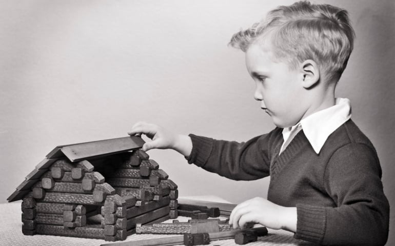 1950s INTENT YOUNG BLOND...