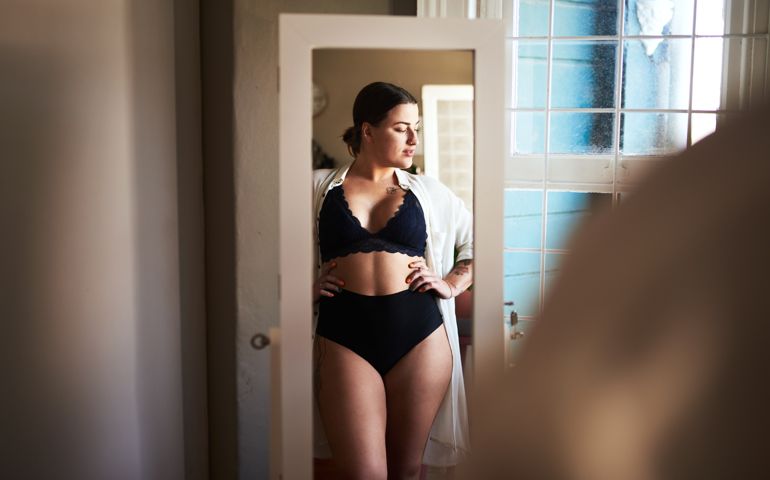 Her self-love's to the brim