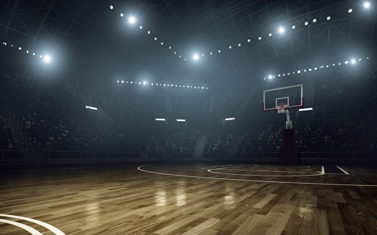 Basketball arena