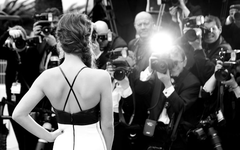 CANNES, FRANCE - MAY 14: Actress Adele Exarchopoulos attends the Opening ceremony during the 67th Cannes Film Festival on May 14, 2014 in Cannes, France.
