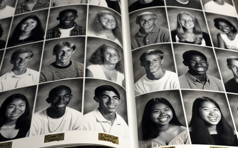 A highschool yearbook