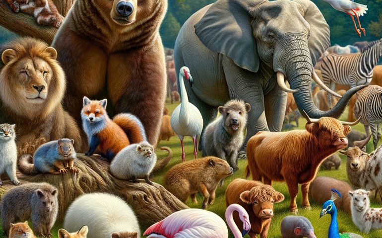 lots of animals