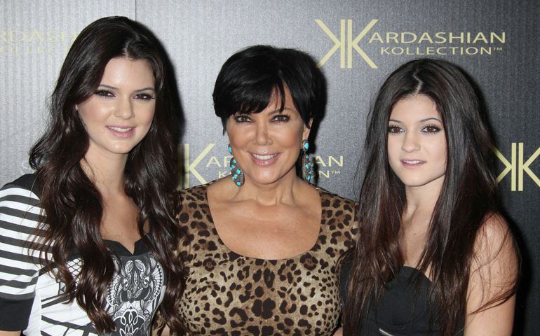 17 August 2011 - Hollywood, California - Kendall Jenner, Kris Jenner, Kylie Jenner. Kardashian Kollection Launch Party held at The Colony. Photo Credit: Russ Elliot/AdMedia