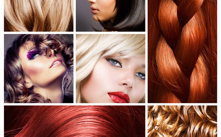 Hair Collage. Hairstyles