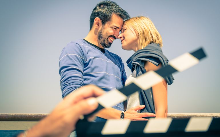 Couple in Love like in a Movie