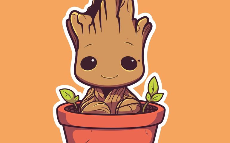 Little groot - painted in Nha Trang, Vietnam, April 26, 2023