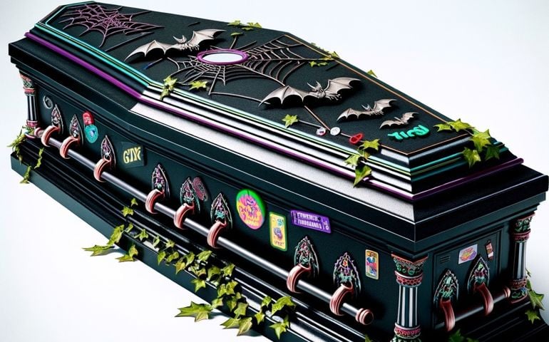 coffin a monster high doll would use