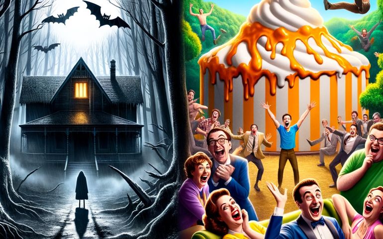 horror vs comedy movies