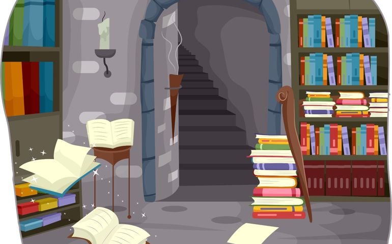 Alchemy Library Buried Underground