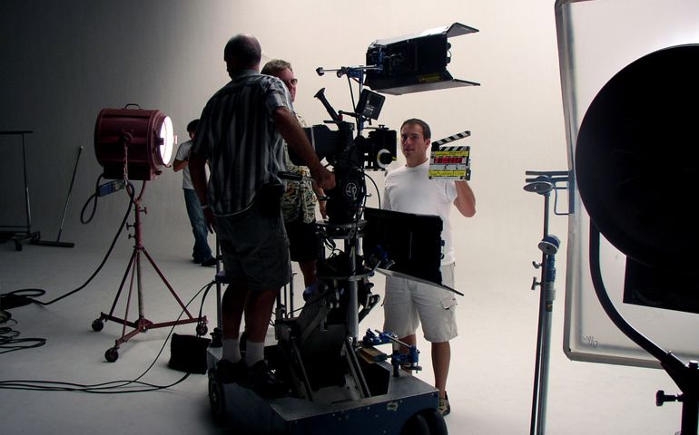 People filming