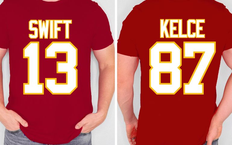 Taylor and Kelce Jerseys