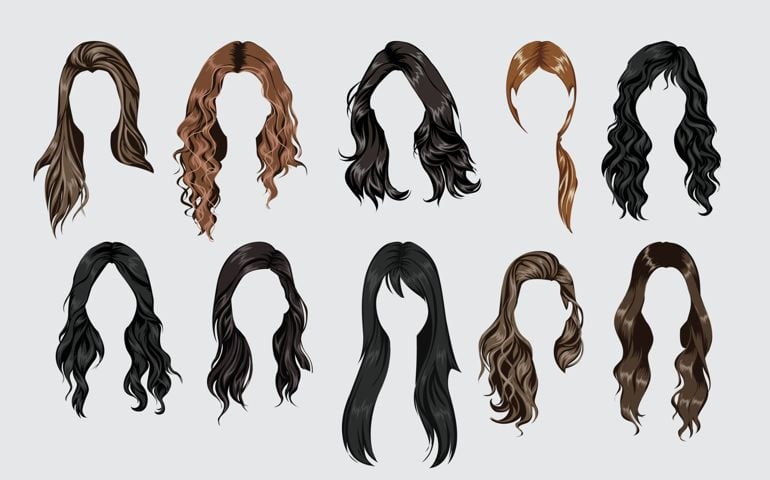 Hair Style Variety Women Wig