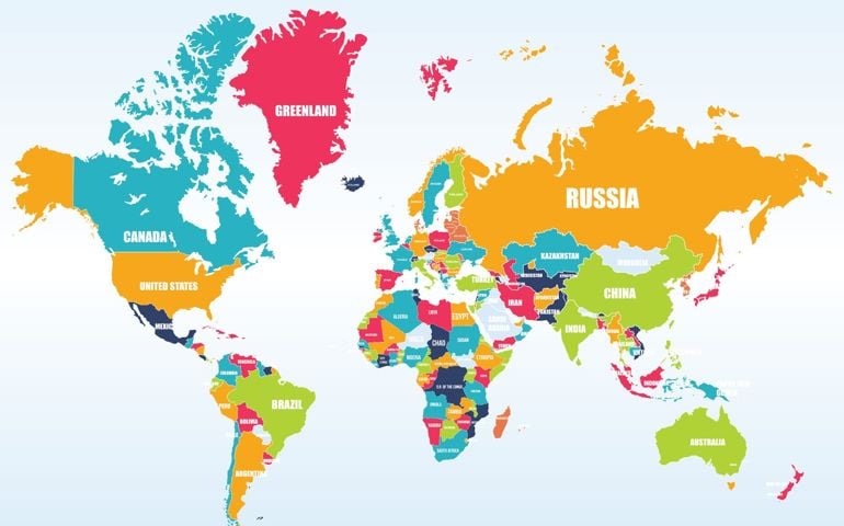 World map-countries