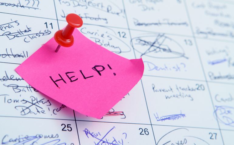 Super Busy Calendar stress