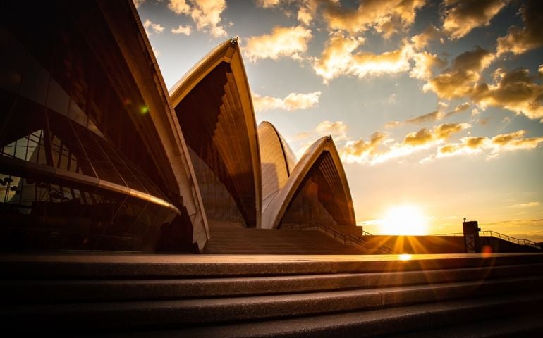 Sydney Opera House at sunrise