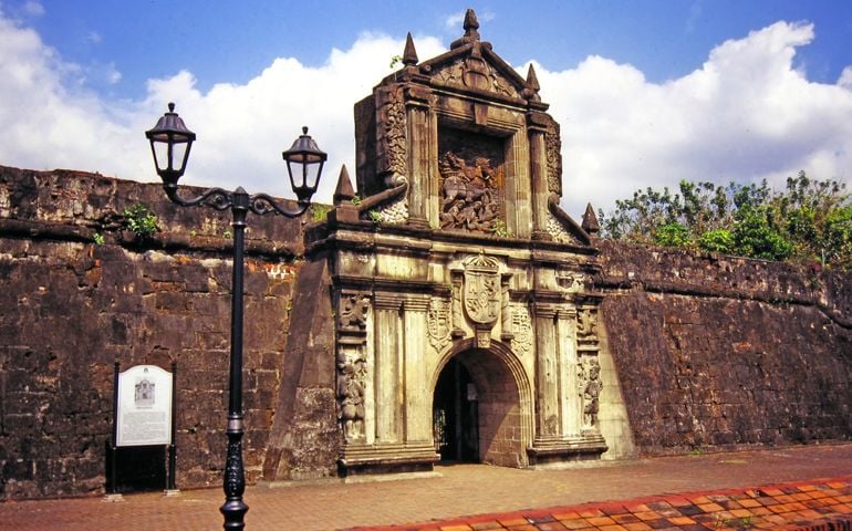 Fort Santiago in Intramuros, Manila city, Philippines